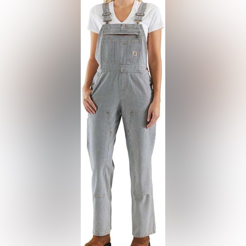Striped Carhartt Overalls